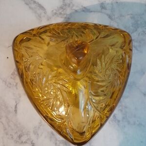 Vintage Hazel Atlas Covered Candy Dish